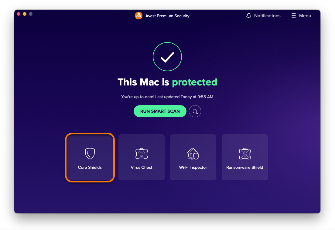 add a script exclusion for avast for mac